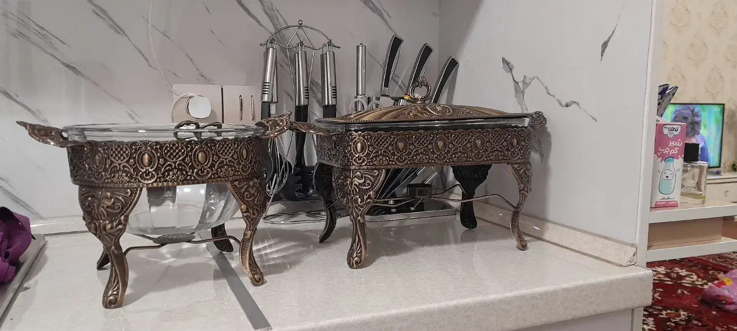 سه تا سوفله خوری نو|ظروف سرو و پذیرایی|اهر, |دیوار