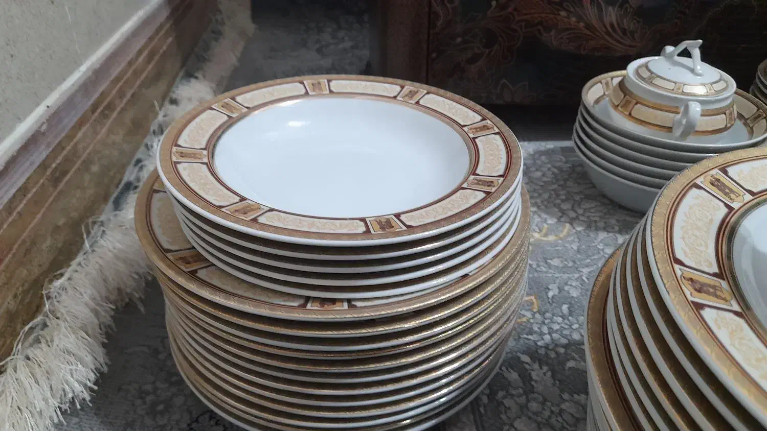 ظروف چینی|ظروف سرو و پذیرایی|قهدریجان, |دیوار