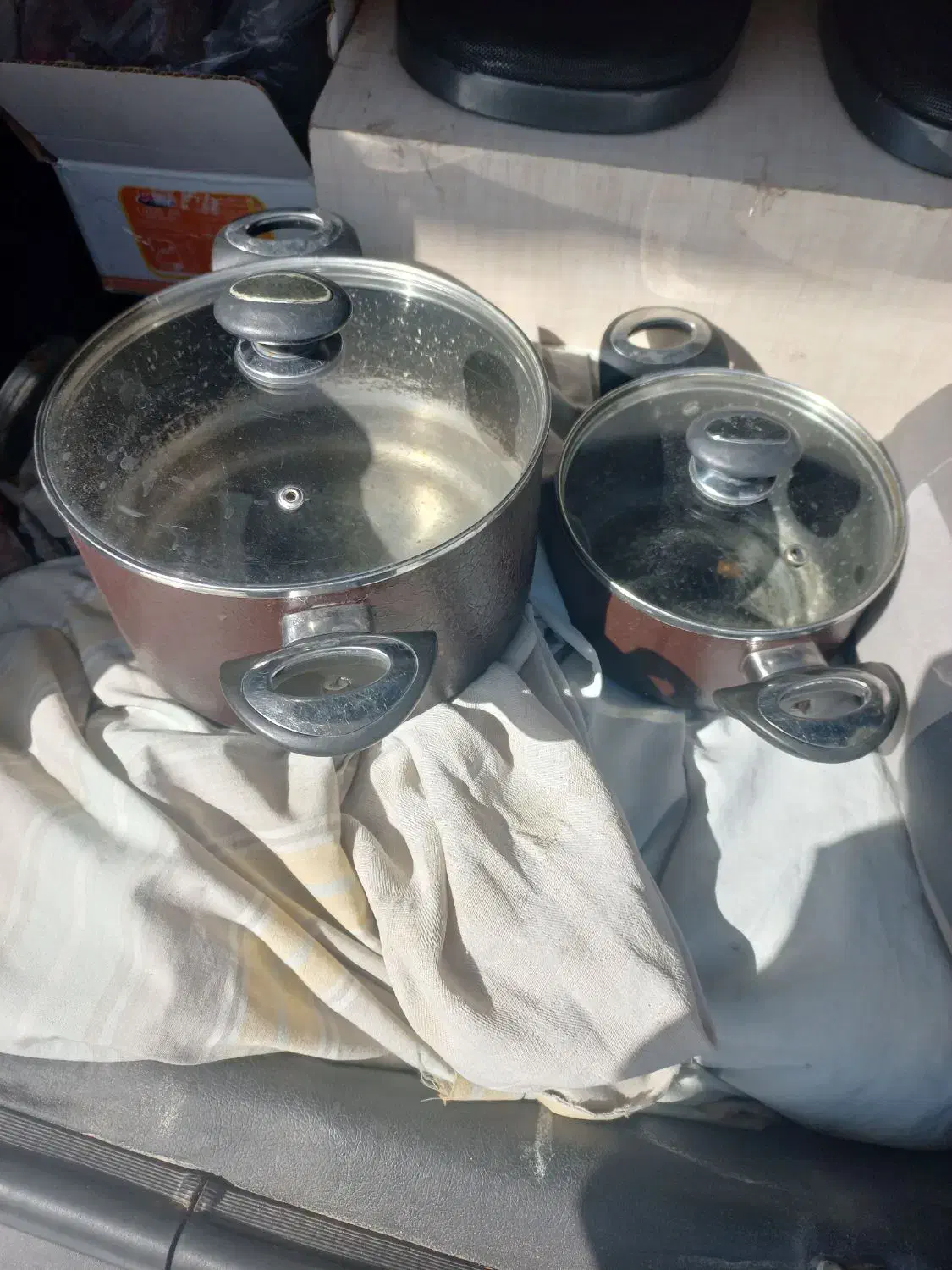 دوعدد قابلمه سالم|ظروف پختوپز|ملکآباد, |دیوار