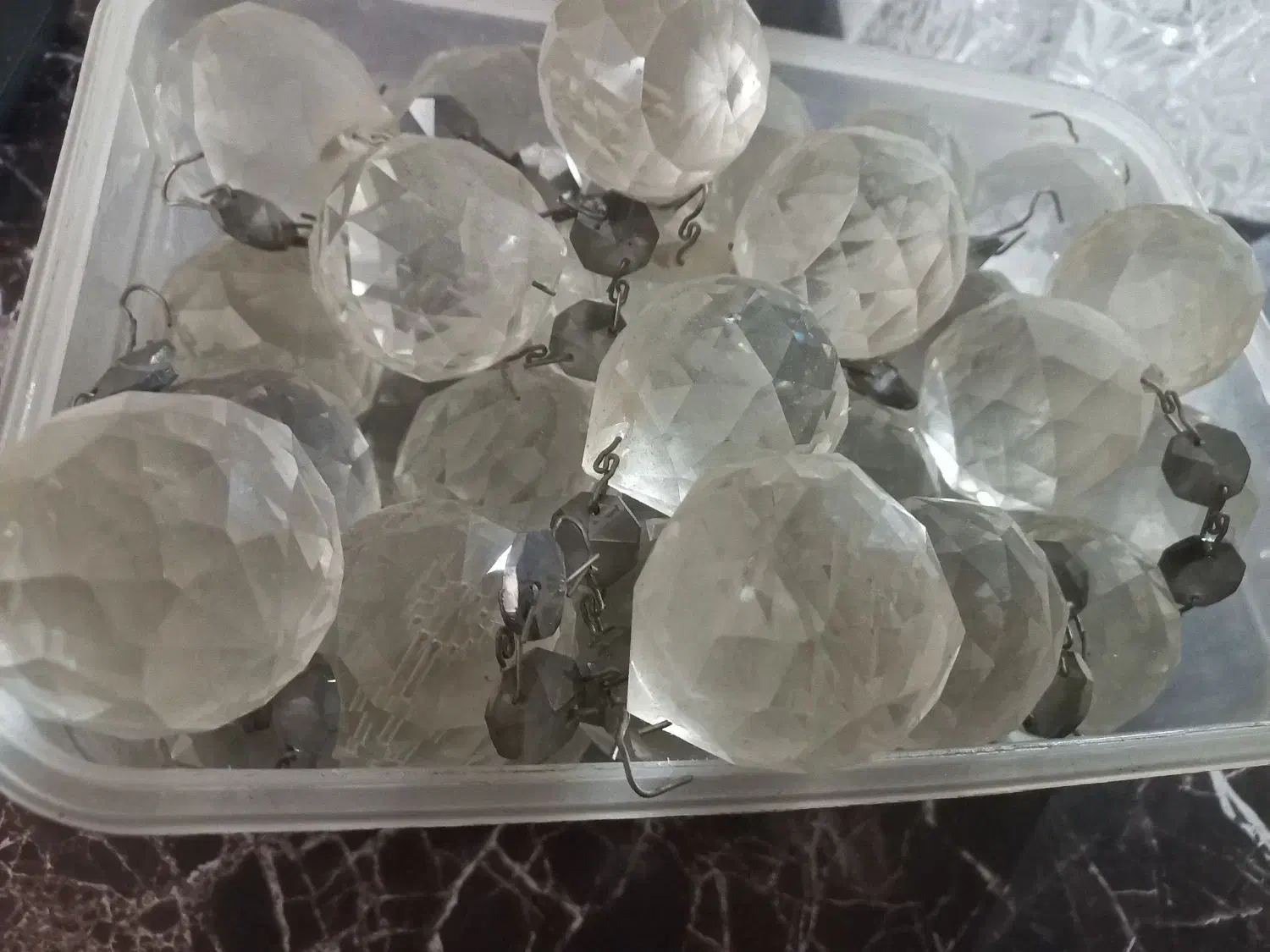 گوی لوستر|لوستر و چراغ آویز|قم, شهرک فاطمیه|دیوار