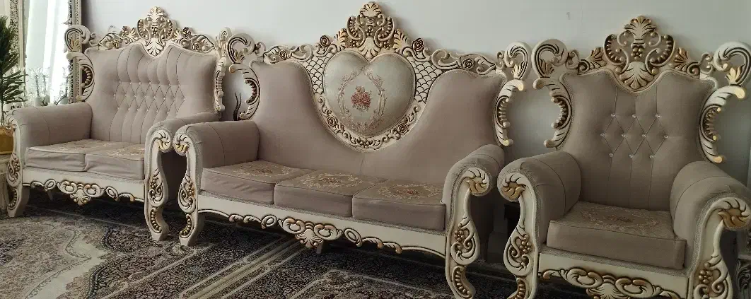 مبل ۷ نفره|مبلمان خانگی و میز عسلی|قائن, |دیوار