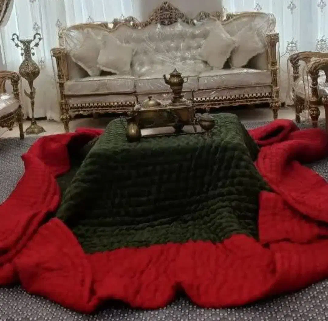 لحاف کرسی خاتون چراغی 4 در 4 سفارشی کامل فول|رختخواب، بالش، پتو|تهران, شهرک ولیعصر جنوبی|دیوار