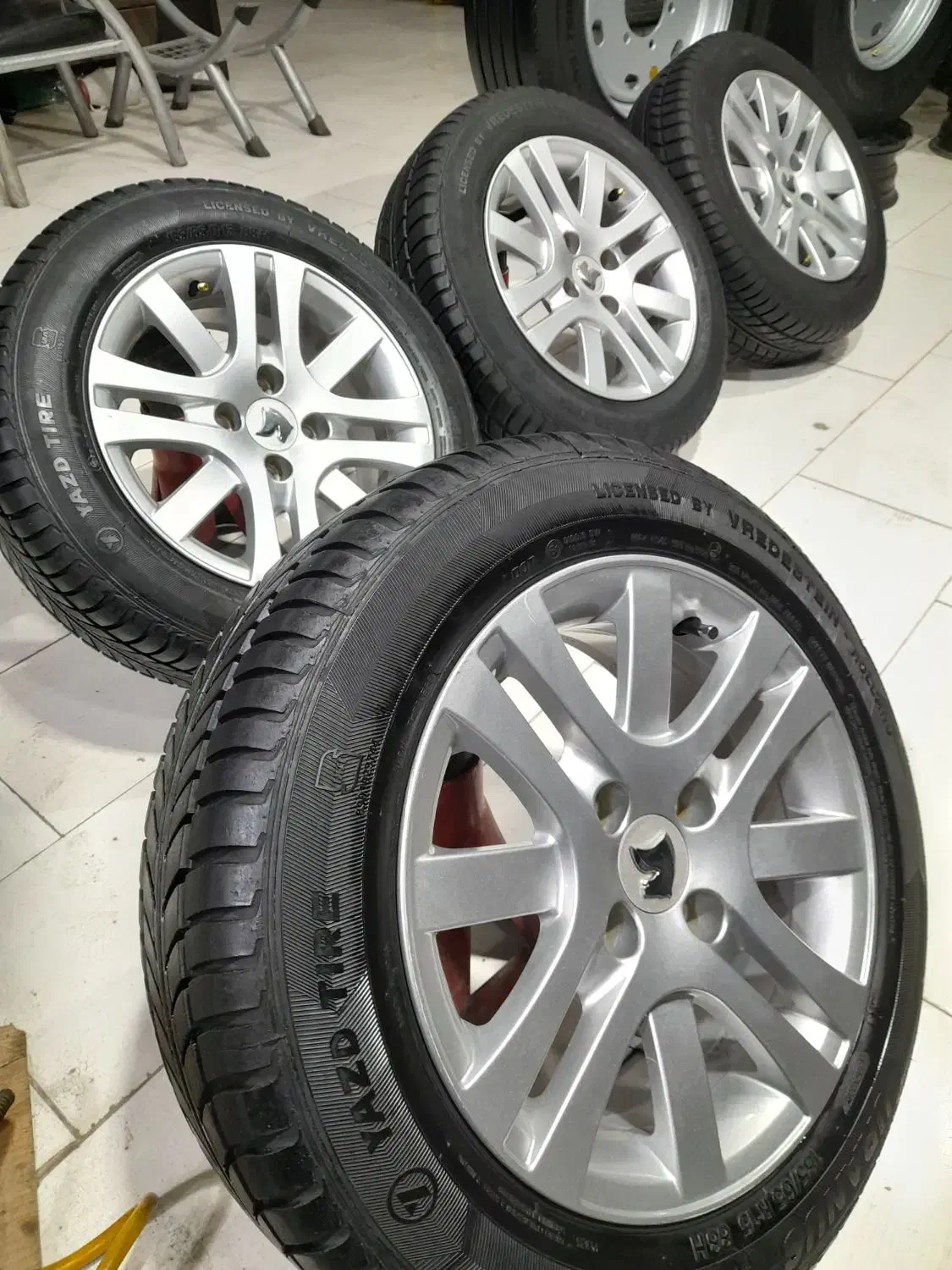 ۴حلقه.رینگ لاستیک صلیبی.زیر صفری سایز ۱۵|قطعات یدکی و لوازم جانبی|اهواز, شهرک رزمندگان|دیوار