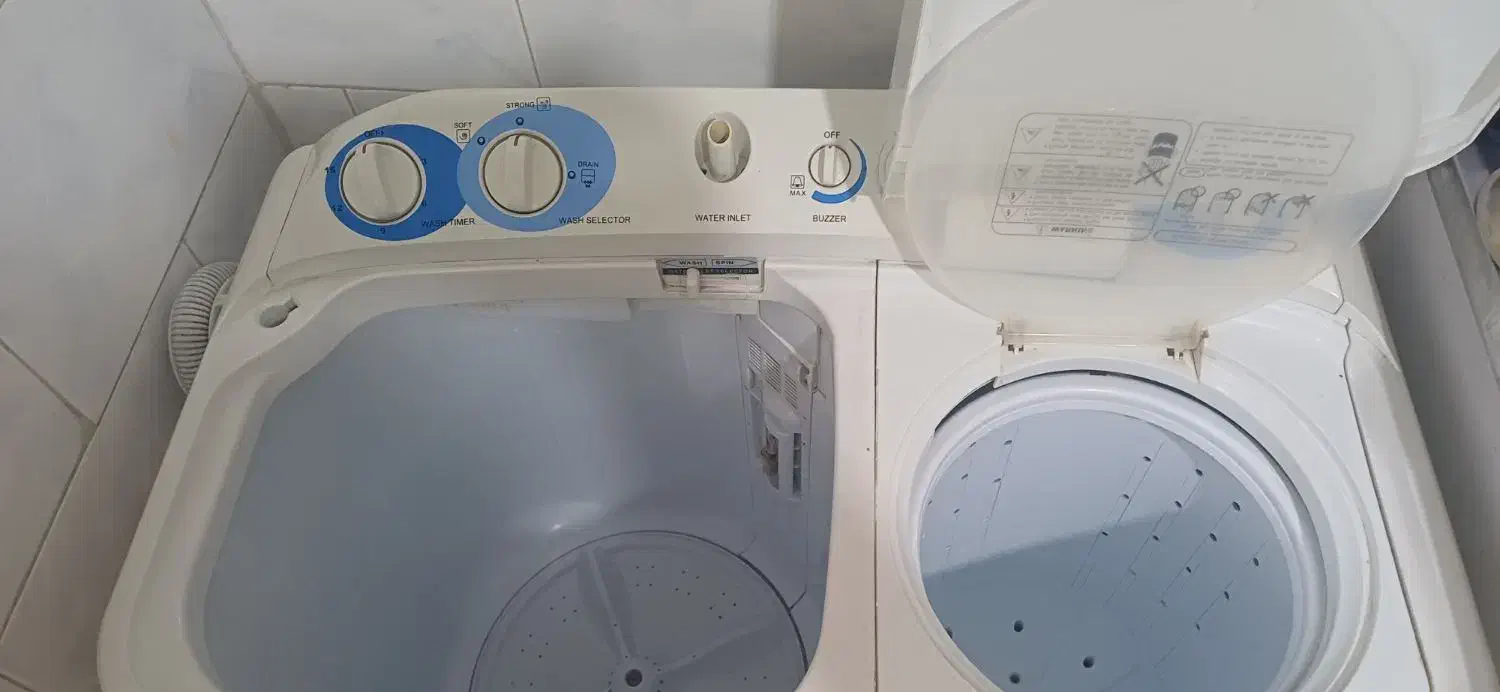 ماشین لباسشویی دوقلو|ماشین لباسشویی و خشک‌کن لباس|رشت, حمیدیان|دیوار