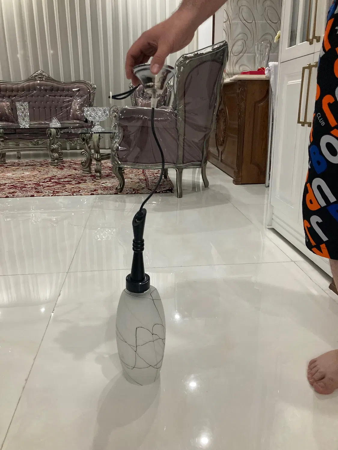 اوستر تک شاخه اتاق خواب دو عدد در حد آک|لوستر و چراغ آویز|مشهد, آزادشهر|دیوار