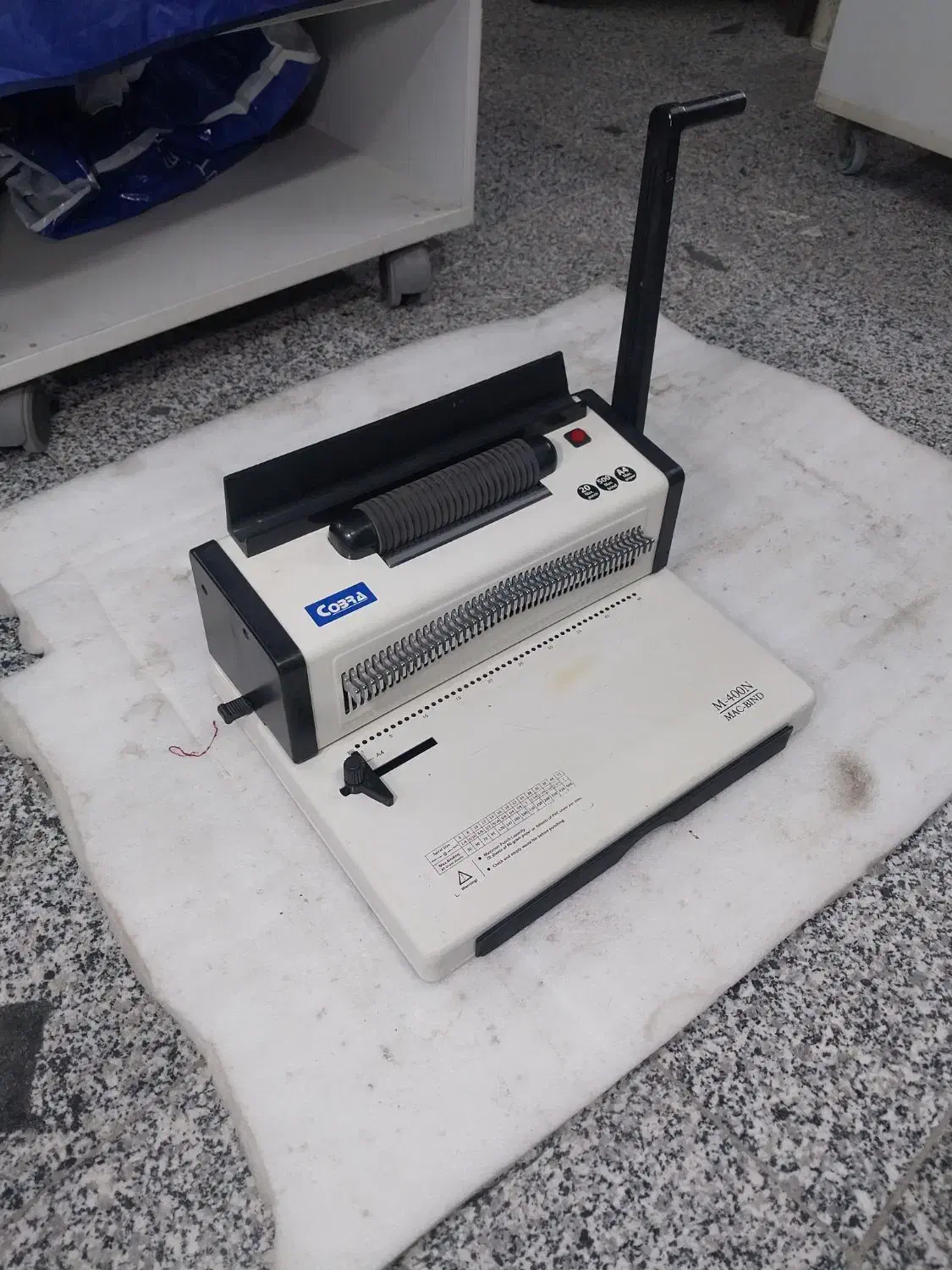 دستگاه سیمی مارپیچ پانچ صحافی فنرزن کتاب کبری m400|لوازم التحریر|تهران, چیتگر جنوبی|دیوار