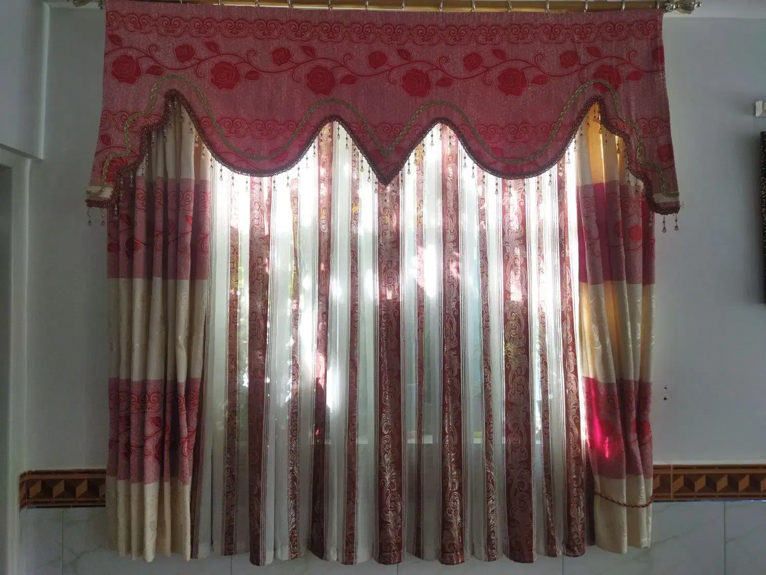 پرده زیبا|پرده، رانر، رومیزی|ابهر, |دیوار