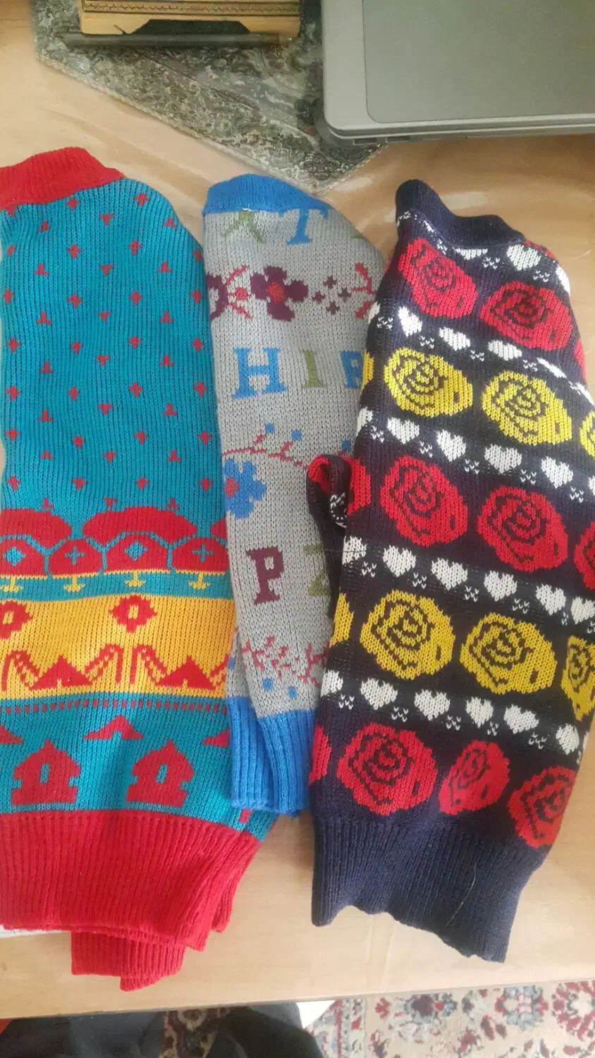 بلوز بافتنی. پتو بچه پیراهن پیش بند وکلاه|کفش و لباس بچه|ملایر, |دیوار