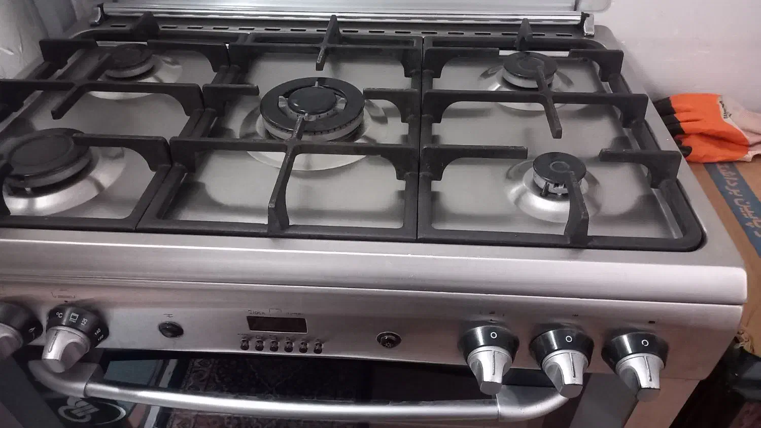 اجاقگاز فردار تمام استیل رزگاز ایتالیایی نو|اجاق گاز و لوازم برقی پختوپز|اردبیل, |دیوار