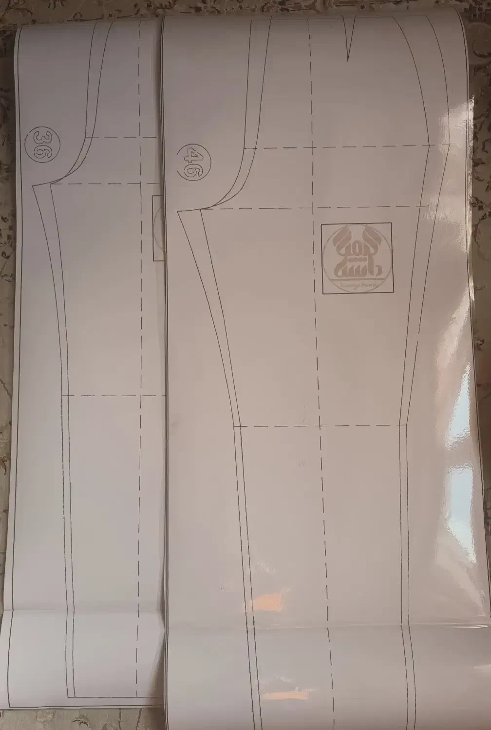 الگوی اماده شلوار خیاطی لمینت شده|لوازم خیاطی و بافتنی|تهران, نازیآباد|دیوار
