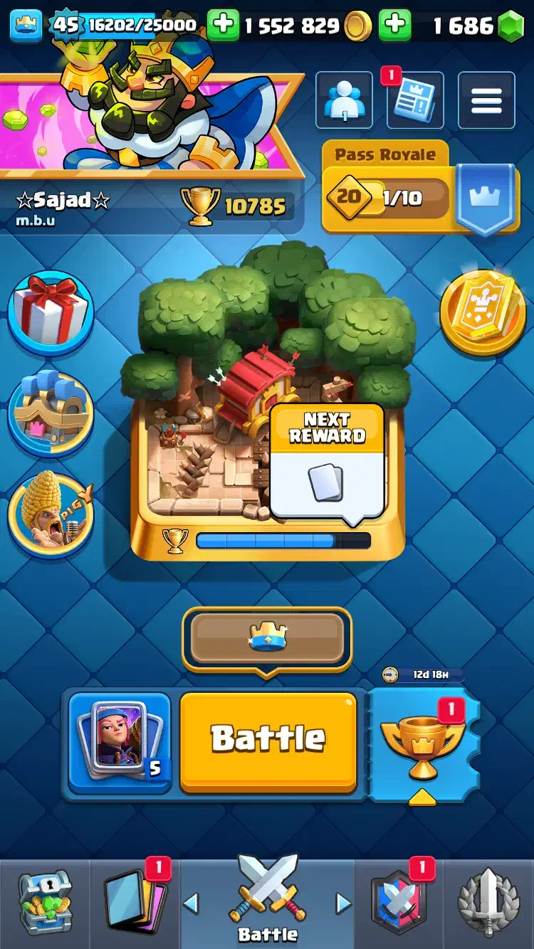 اکانت کلش رویال|کنسول، بازی ویدئویی و آنلاین|تهران, گلستان (شهرک راه آهن)|دیوار