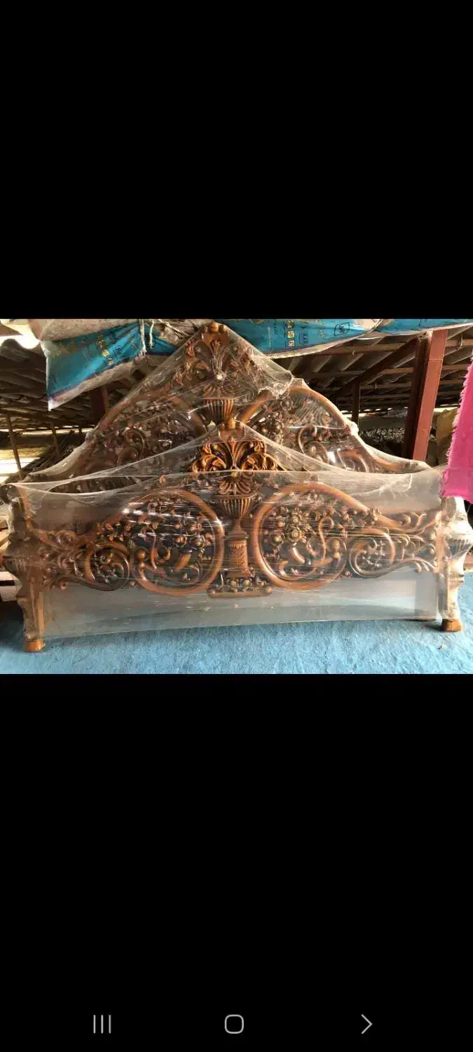 تخت دونفره سلطنتی|تخت و سرویس خواب|اسالم, |دیوار