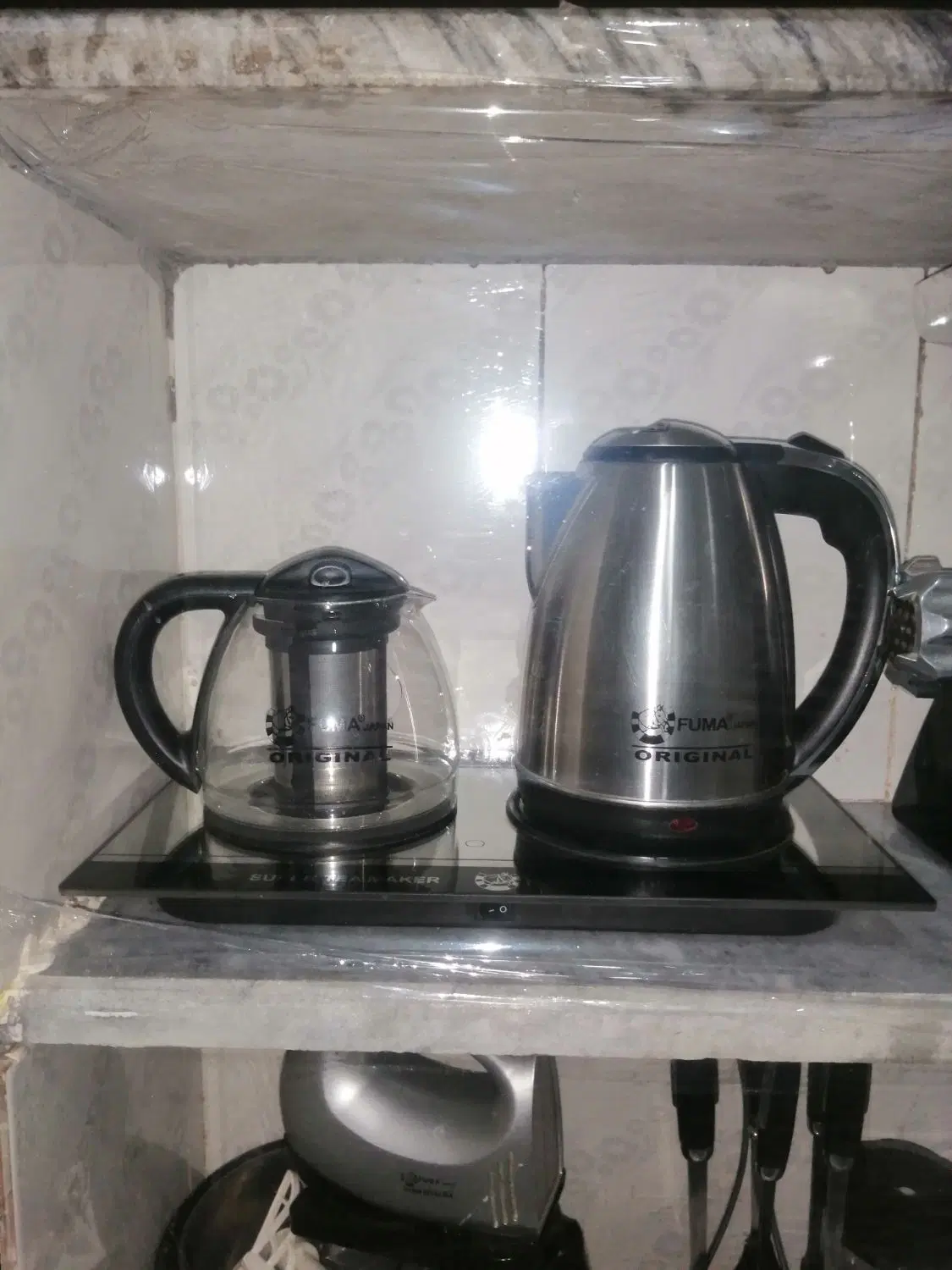 چای ساز|سماور، چایساز، قهوهساز|ثلاث باباجانی, |دیوار