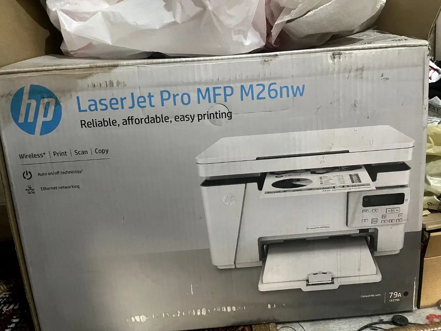 پرینتر hp مدل m26nw|پرینتر، اسکنر، کپی، فکس|ری, سیزده آبان|دیوار