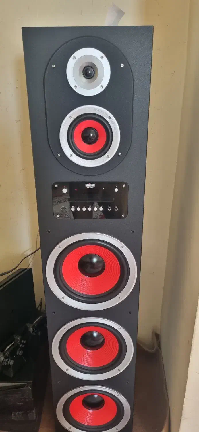 فروش ی جفت اسپیکر خانگی قدرتمند مارشال|سیستم صوتی خانگی|خرمدره, |دیوار
