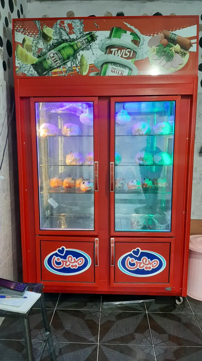 یخچال ایستاده|فروشگاه و مغازه|ایوان, |دیوار