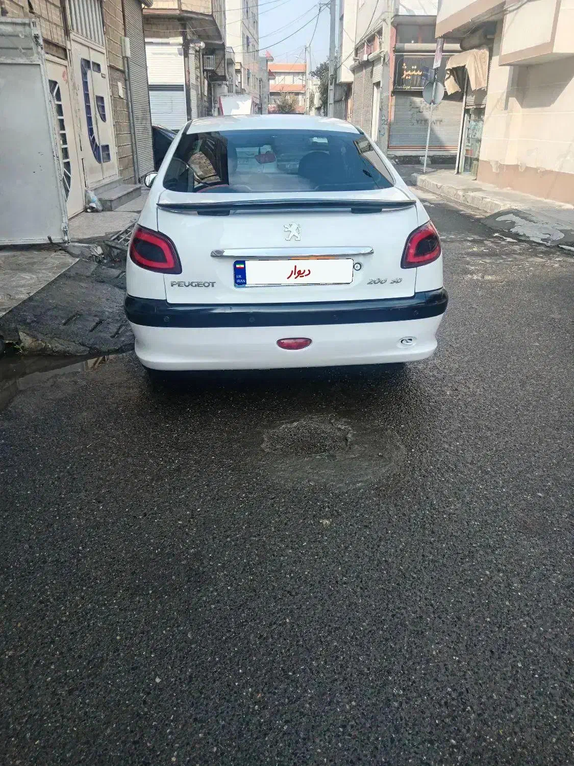 206 sd تیپV8 5 مدل 89 کارکرد 262 هزار|خودرو سواری و وانت|کرمانشاه, |دیوار