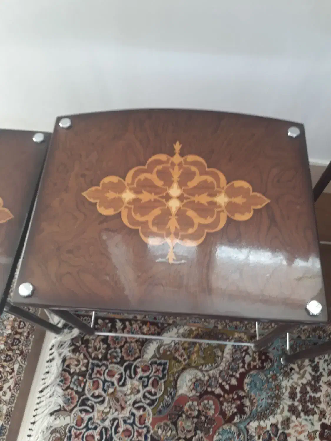 ۳ عددمیز عسلی با طرح معرق وبراق|مبلمان خانگی و میز عسلی|بیرجند, |دیوار