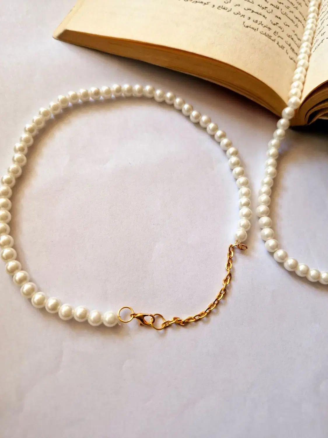 گردنبند مرواریدی ساده و شیک|بدلیجات|اصفهان, رهنان|دیوار