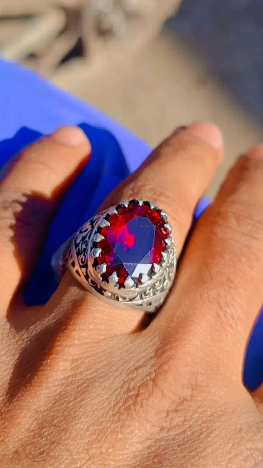 ا انگشتر یاقوت قرمز|جواهرات|زاهدان, |دیوار