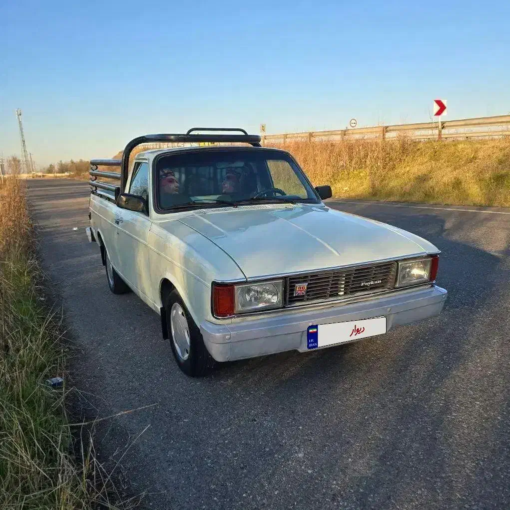 پیکان وانت مدل ۸۶ دوگانه شرکتی|خودرو سواری و وانت|رشت, آتشگاه|دیوار