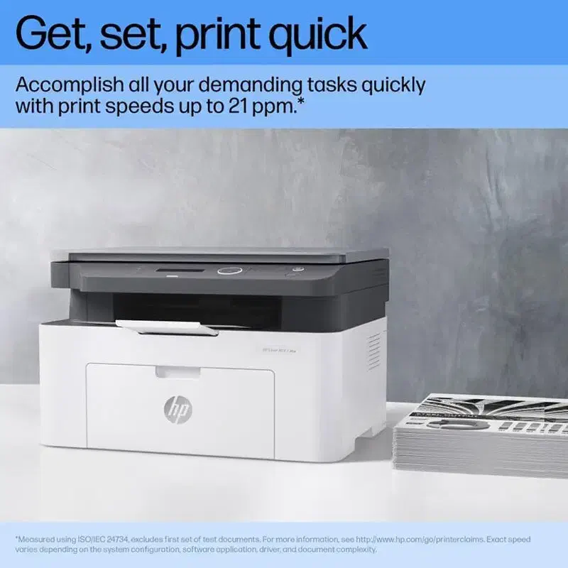پرینتر چند کاره لیزری اچ‌ پی مدل Laser MFP 136w|پرینتر، اسکنر، کپی، فکس|قم, صفائیه|دیوار