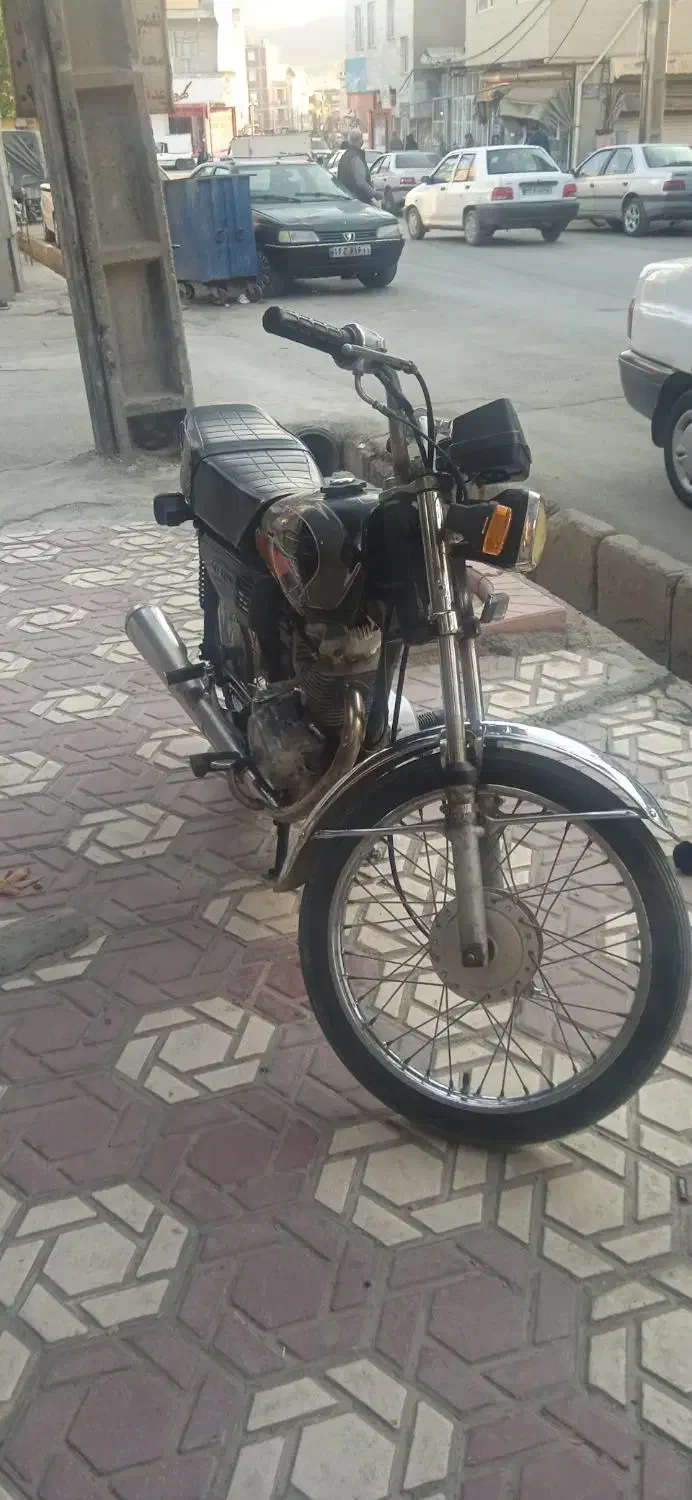 موتورسیکلت مزایده ۱۲۵|موتورسیکلت|مریوان, |دیوار