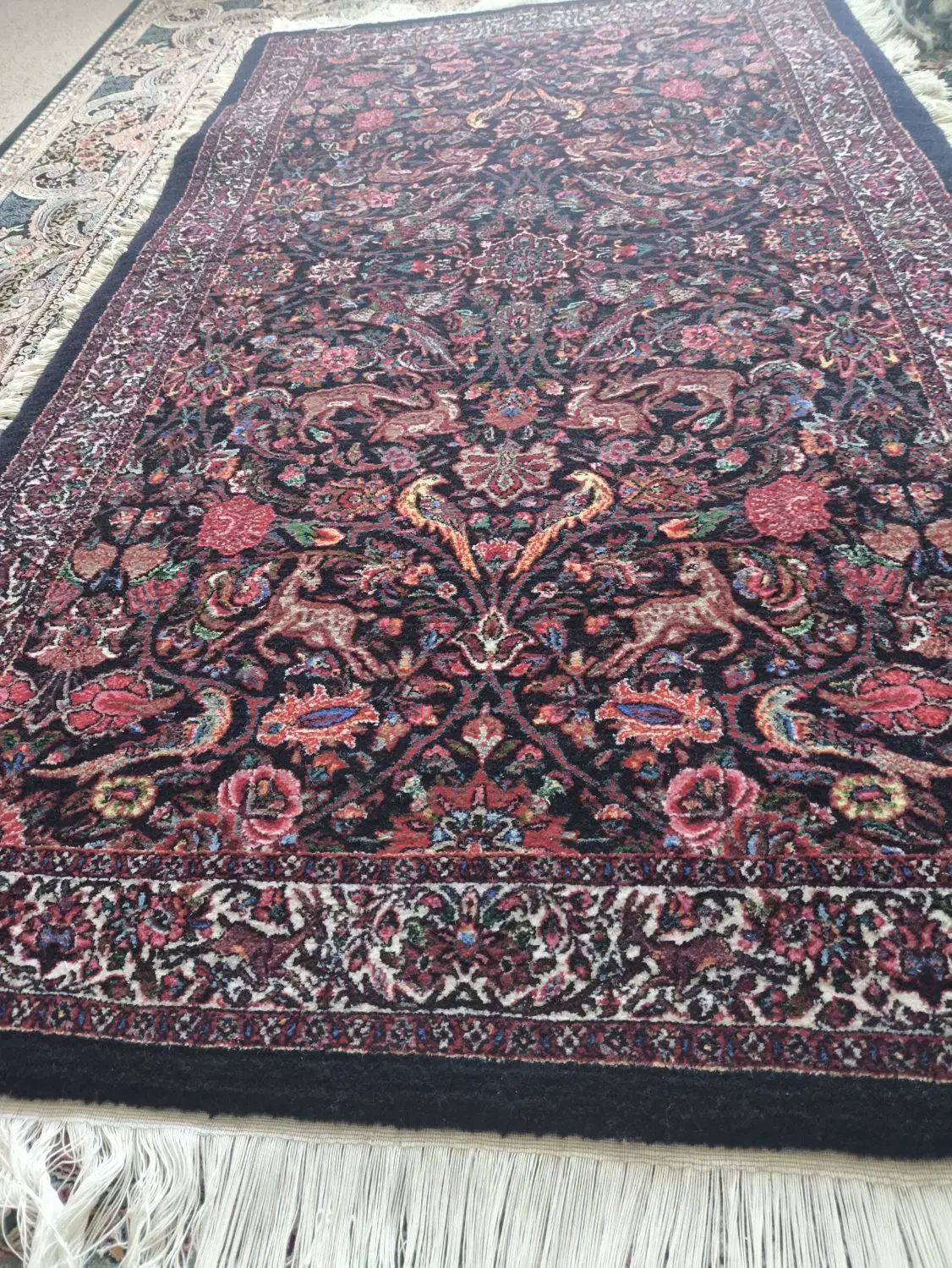 فرش دست بافت ذرع ونیم|فرش|محمدیه-قزوین, |دیوار