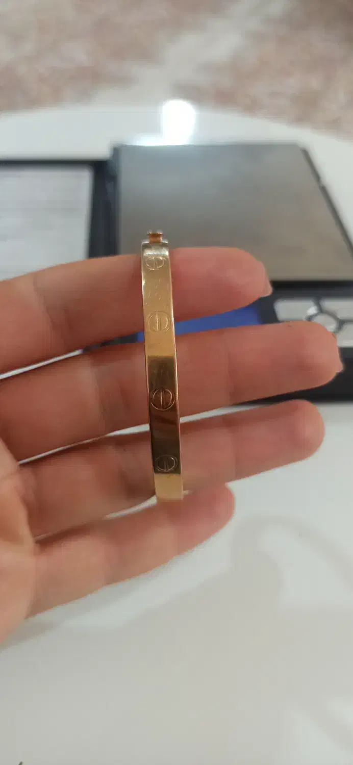 دستبند کارتیر لاو و النگویی و بنگل طلا|جواهرات|شیراز, شاهچراغ|دیوار