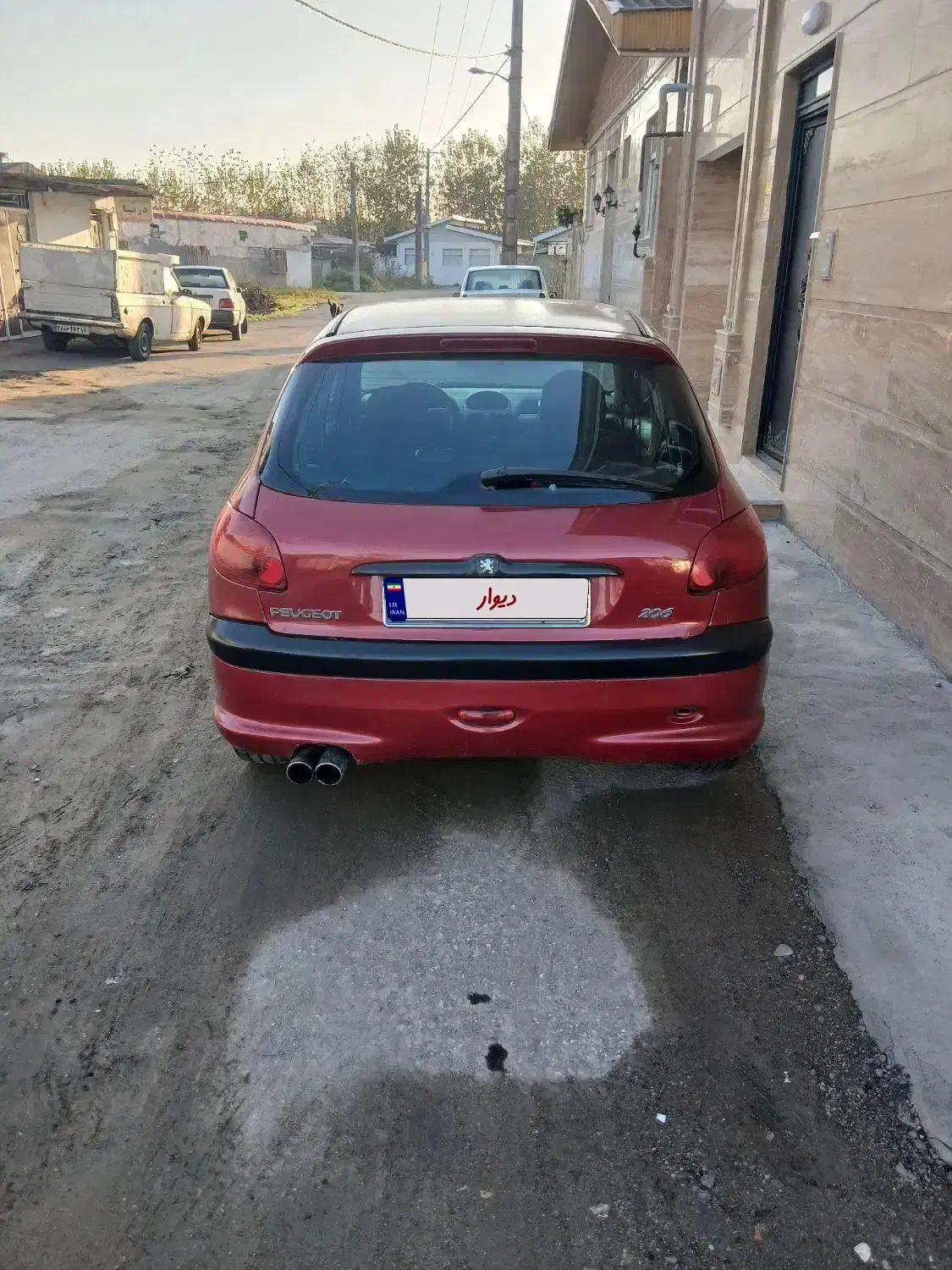 فروش ۲۰۶مدل ۸۱|خودرو سواری و وانت|بندر انزلی, میان پشته|دیوار