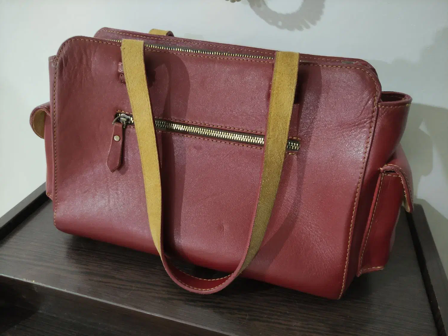 کیف چرم طبیعی تبریز|کیف، کفش، کمربند|گنبد کاووس, |دیوار