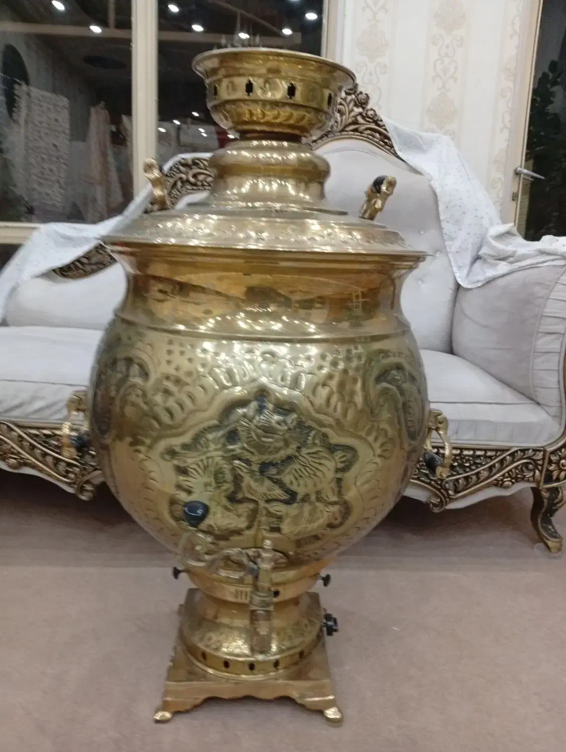 سماور مجلسی وقهوه خانه ای|کلکسیون اشیاء عتیقه|نجفآباد, ویلاشهر|دیوار