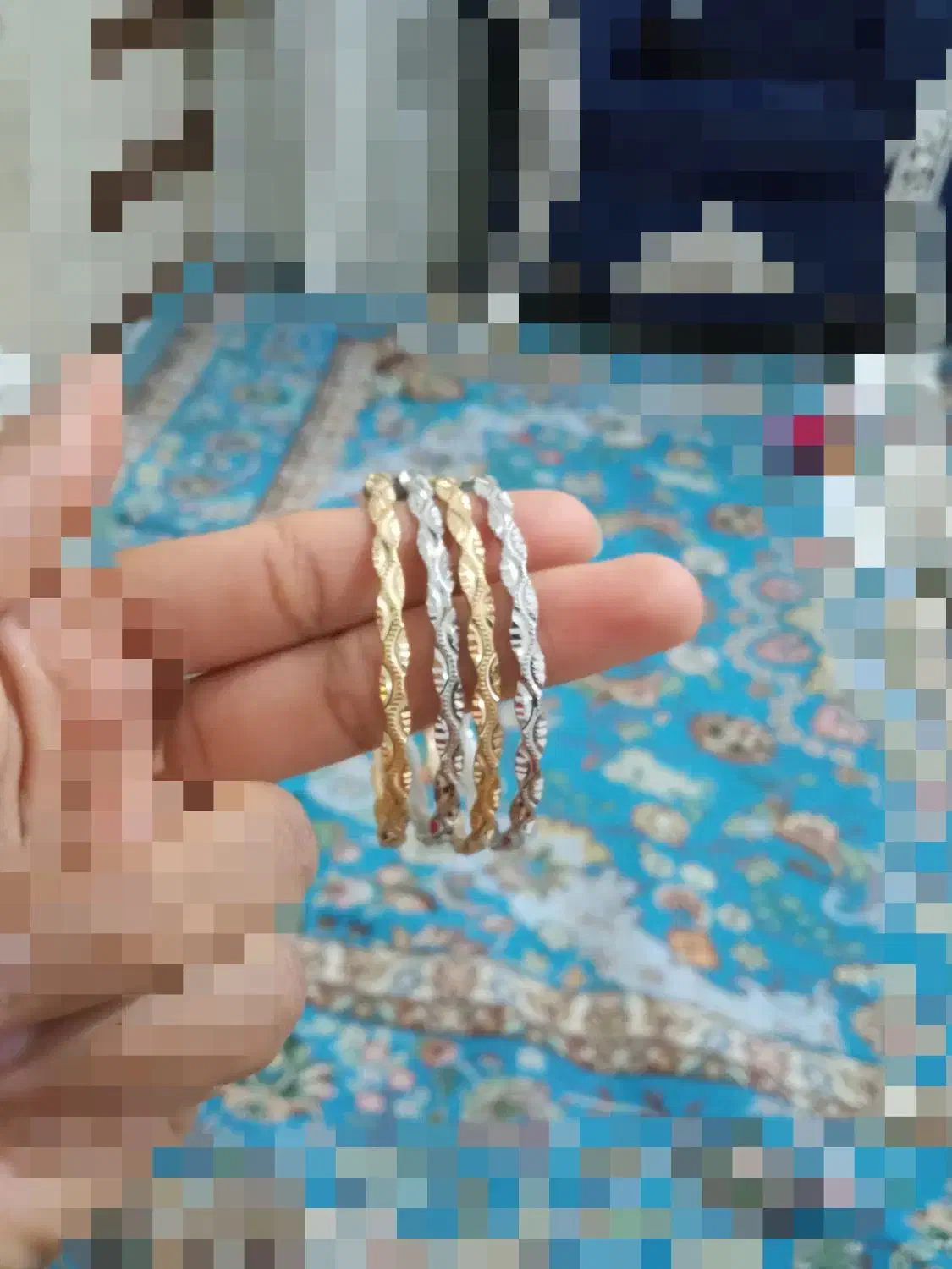 النگو طلاروس سایز ۱ درحدنو بسیارزیبا وپرطرفدار|بدلیجات|مشهد, ایثارگران|دیوار