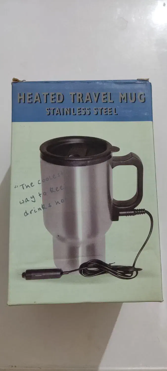 ماگ مسافرتی گرم شونده استیل|ظروف نگهدارنده، پلاستیکی، یک‌بارمصرف|لار, |دیوار