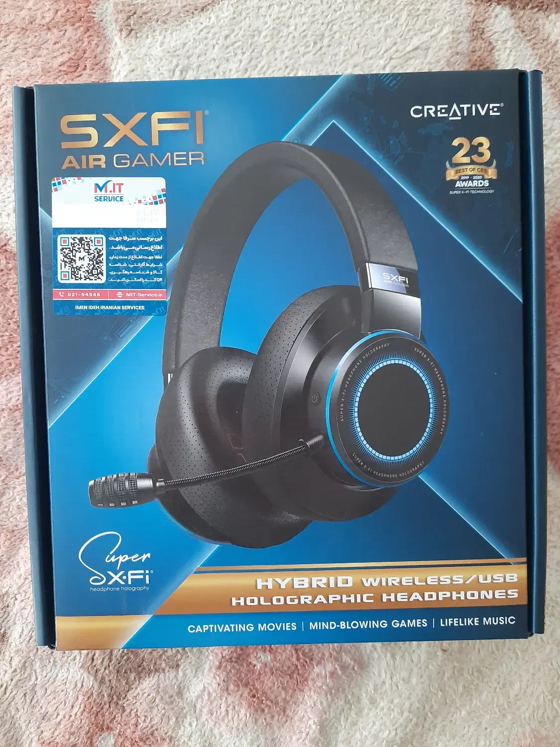 هدست Creative مدل sfxi air gamer آکبند|قطعات و لوازم جانبی رایانه|قم, ارم|دیوار