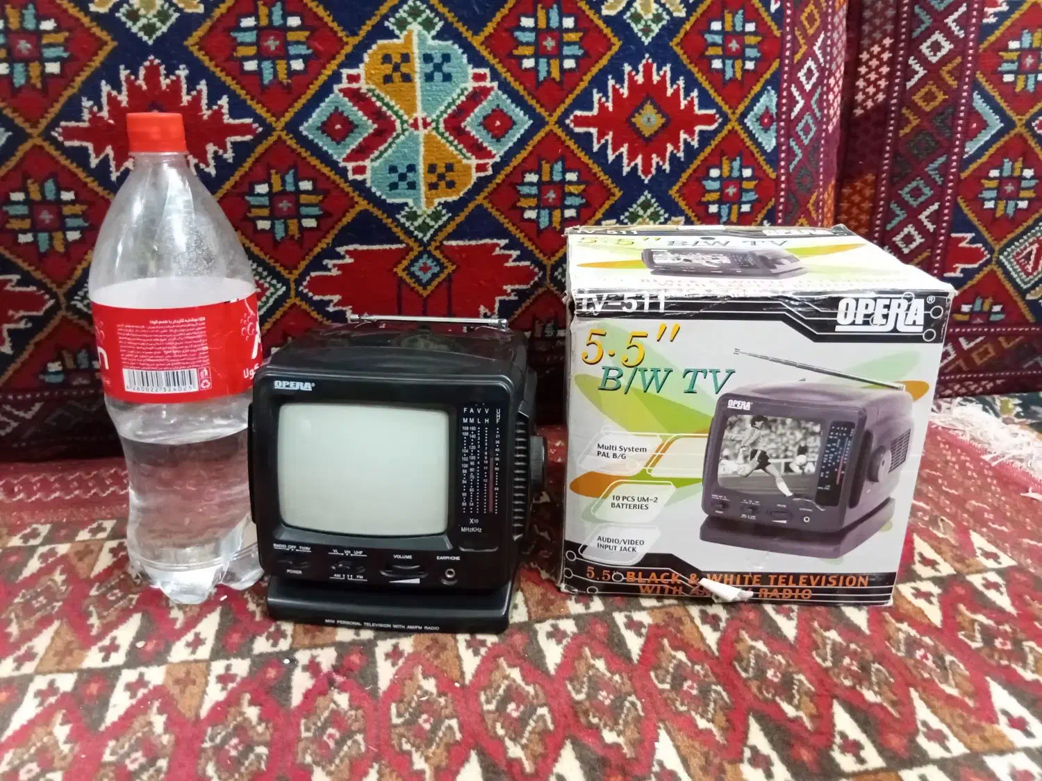 تلویزیون رادیو دار فسقلی کوچک قدیمی عتیقه سالم|تلویزیون و پروژکتور|اصفهان, شیخ اشراق|دیوار