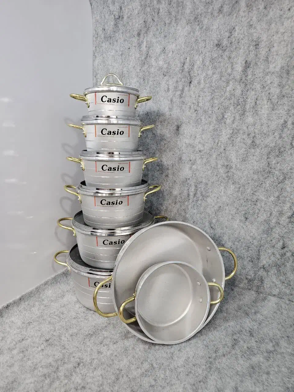 سرویس قابلمه روحی ۱۴ پارچه کاسیو|ظروف پخت‌وپز|زاهدان, |دیوار