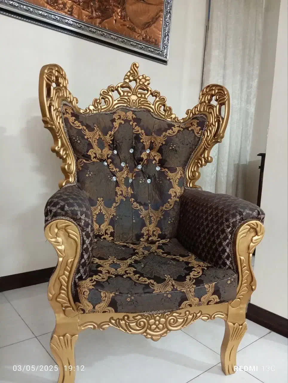 مبل سلطنتی|مبلمان خانگی و میز عسلی|قرچک, زیبا شهر|دیوار