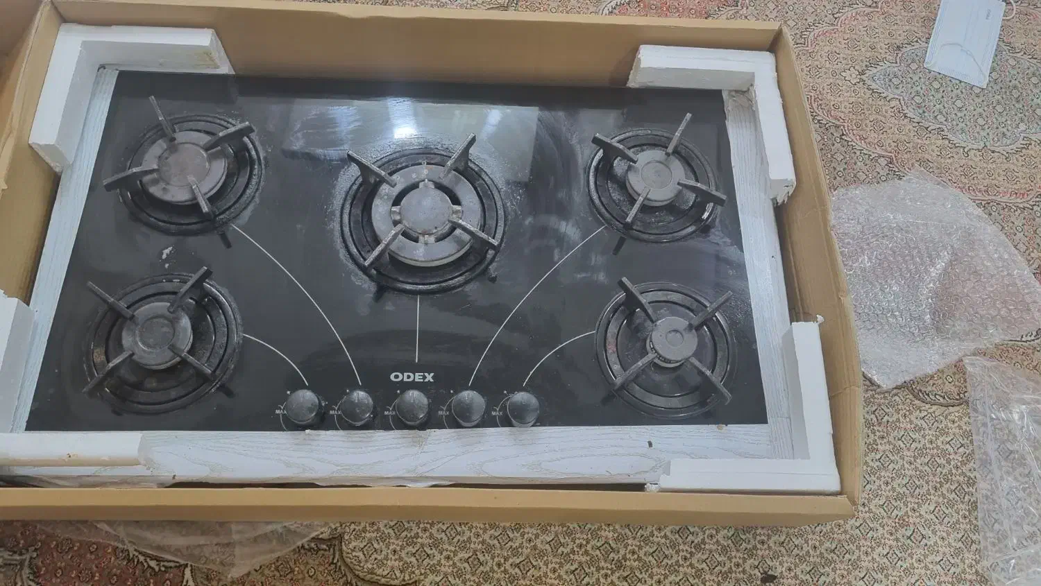 اجاق گاز ۵ شعله کامل سالم|اجاق گاز و لوازم برقی پختوپز|رشت, رودباری|دیوار