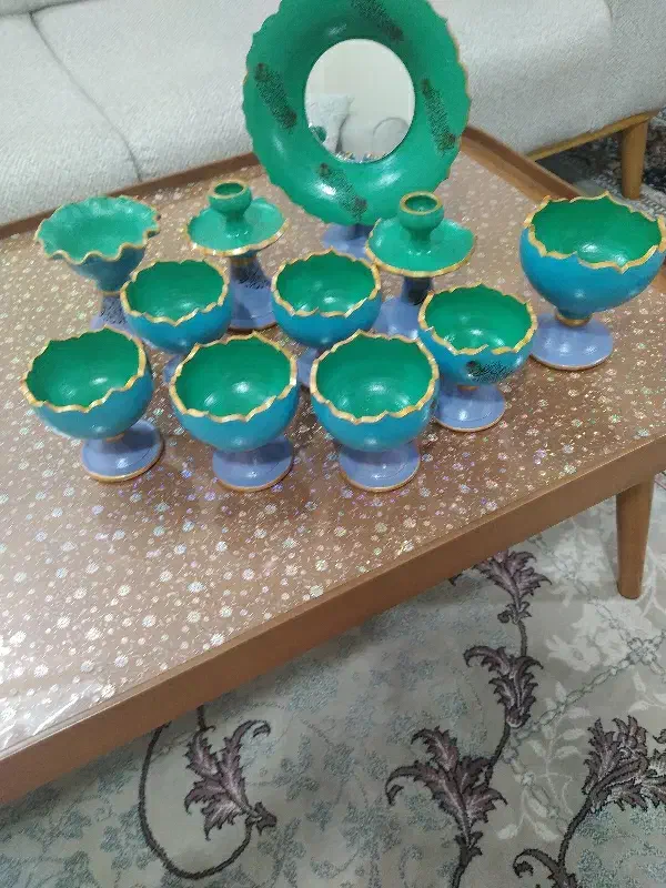 ظروف سفره ی هفت سین|صنایع دستی و سایر لوازم تزئینی|محمدیه-قزوین, |دیوار