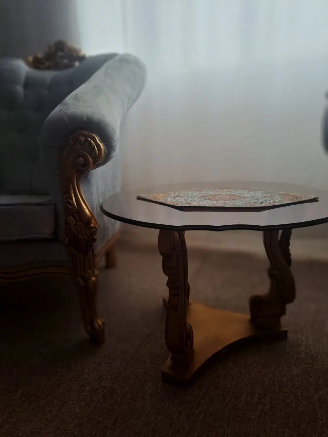 مبل ۹ نفره سلطنتی(استیل)|مبلمان خانگی و میز عسلی|رشت, رشتیان|دیوار