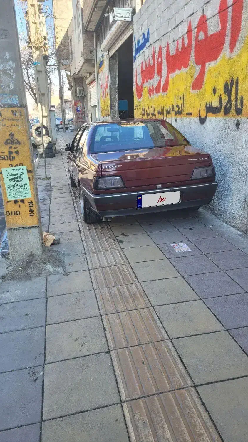 ۴۰۵ مدل۸۱ موتورزانتیا|خودرو سواری و وانت|کرج, حسین‌آباد|دیوار