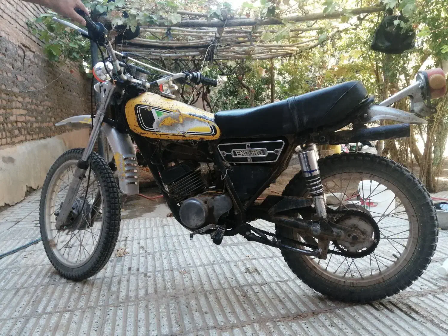 موتور تریل یاماها 125 cc ژاپنی مدل 58 بامدارک کامل|موتورسیکلت|داورزن, |دیوار