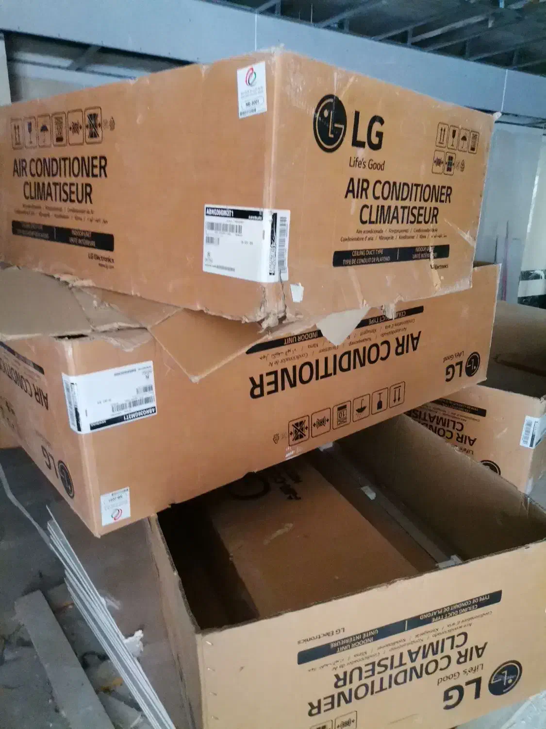 کارتن داکت اسپیلت ال‌جی 36 هزار|کولر گازی و فن‌کوئل|تهران, شهرک هما|دیوار