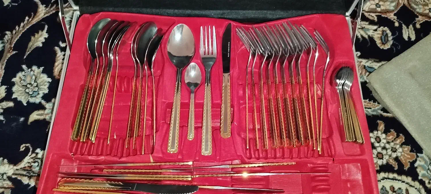 سرویس قاشق و چنگال|ظروف سرو و پذیرایی|اراک, |دیوار