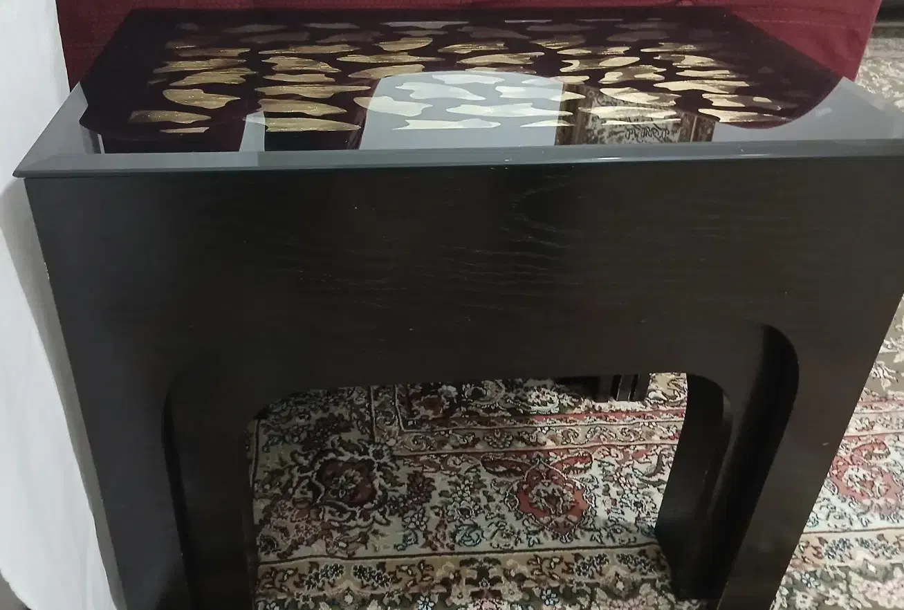 میز به همراه عسلی|مبلمان خانگی و میز عسلی|الشتر, |دیوار