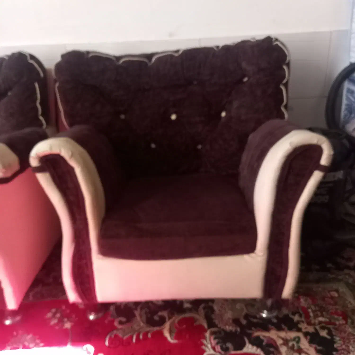 مبل،هفت نفره،دست دوم|مبلمان خانگی و میز عسلی|درودزن, |دیوار