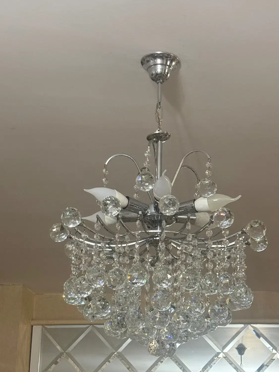 لوستر|لوستر و چراغ آویز|خوی, |دیوار