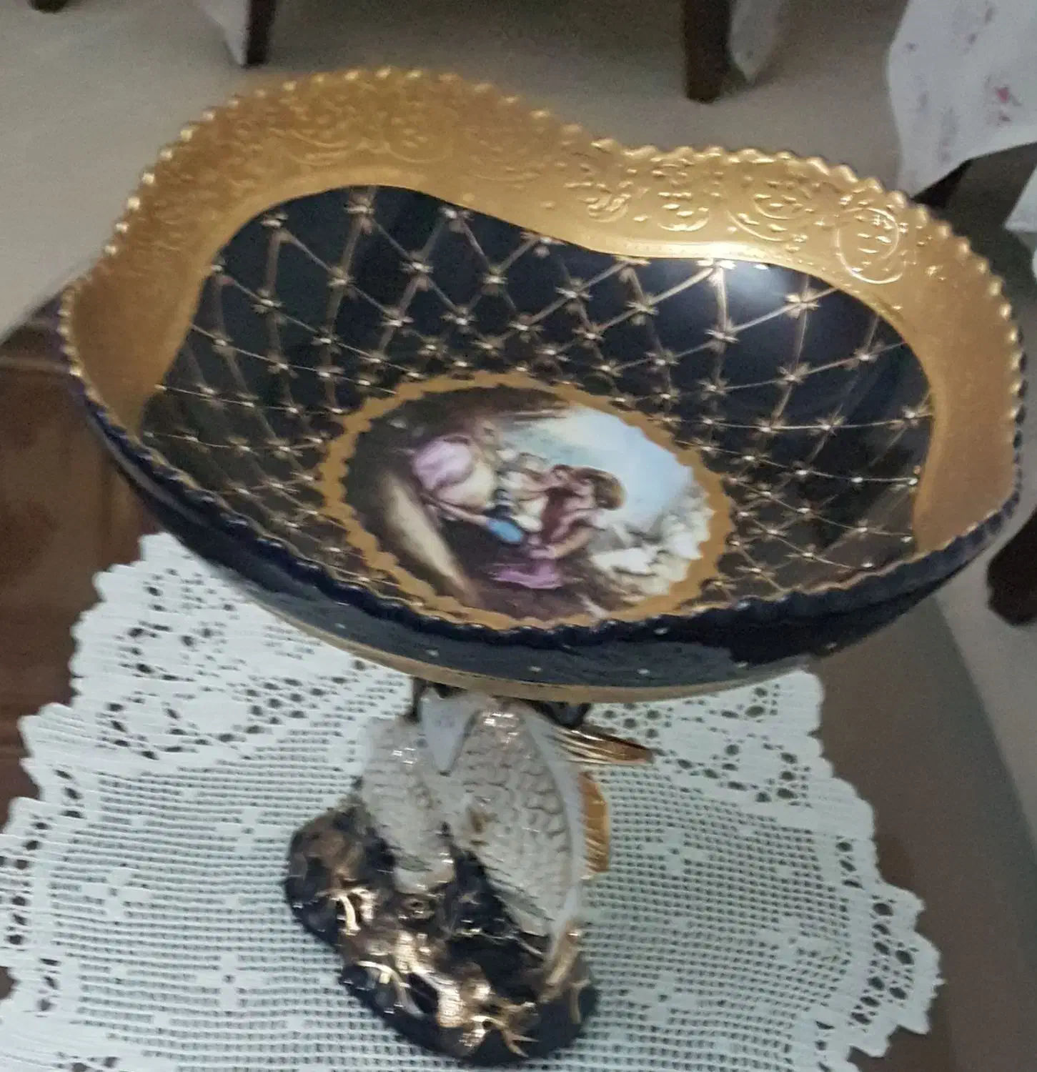 میوه خوری پایه دار سرمه ای|ظروف سرو و پذیرایی|تهران, درکه|دیوار