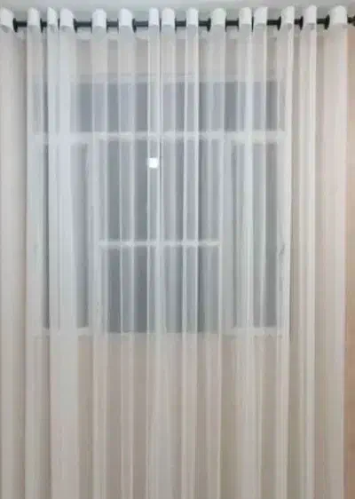 حریر ساده سفید|پرده، رانر، رومیزی|پاکدشت, شهرک امام رضا|دیوار